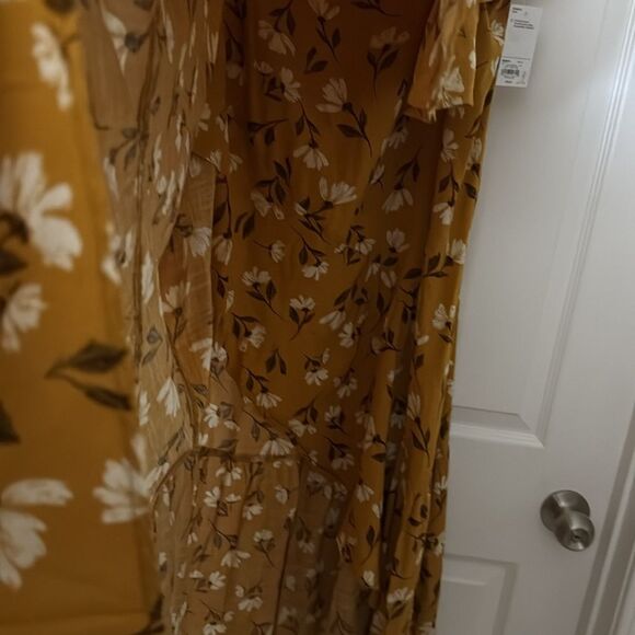 Sonoma womens Wrap Ruffle Maxi/Midi Hi-Low floral Skirt 4X NWT - Picture 7 of 10